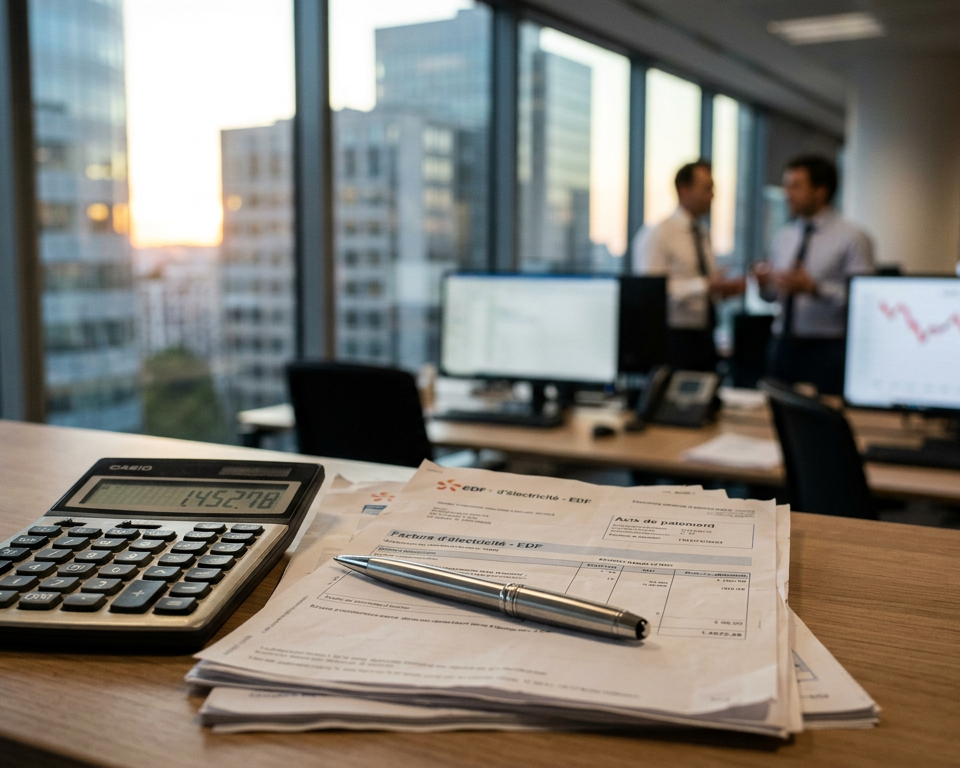 Graphique montrant une flèche rouge pointant vers le bas, symbolisant l'alerte de la Banque de France sur les retards de paiement PME et la trésorerie en baisse.
