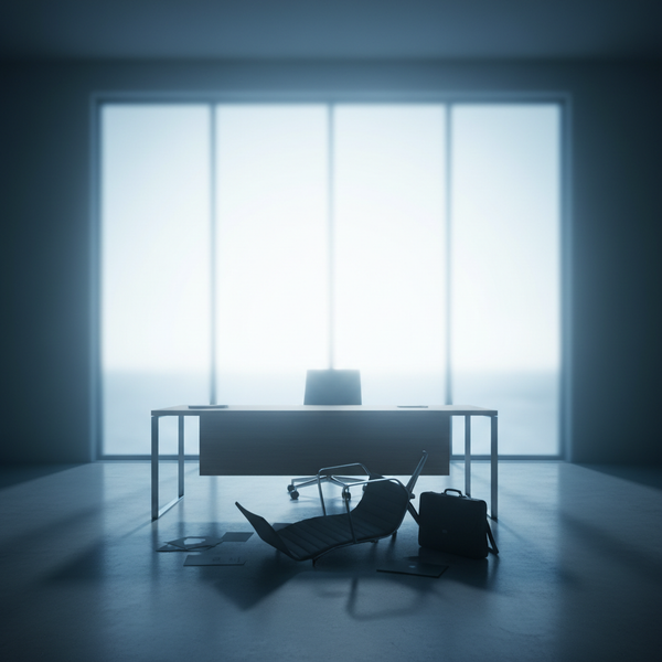 Un entrepreneur souriant, le regard confiant, debout devant un tableau blanc rempli d'idées et de schémas, symbolisant la résilience et le rebond après un serial entrepreneur échec.