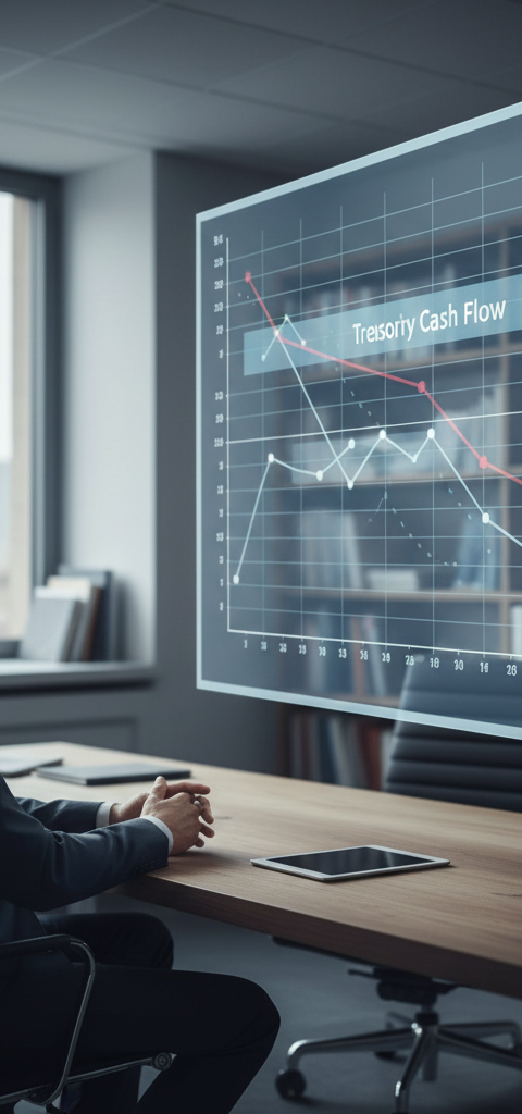 Graphique illustrant l'impact de la stagflation 2026 sur les marges des PME, avec des flèches indiquant la hausse des coûts et la baisse de la demande, symbolisant la nécessité d'une gestion proactive.