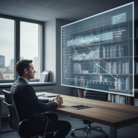 Graphique illustrant l'impact de la stagflation 2026 sur les marges des PME, avec des flèches indiquant la hausse des coûts et la baisse de la demande, symbolisant la nécessité d'une gestion proactive.