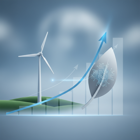 Graphique illustrant la croissance et la diversification des startups à impact en France, avec des flèches ascendantes et des icônes représentant différents secteurs.