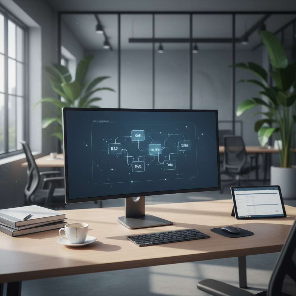 Illustration : IA en PME : choisir entre RAG, fine-tuning et prompt