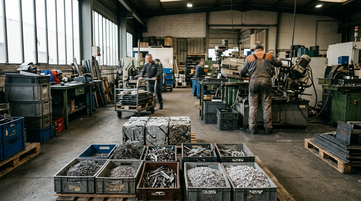 Illustration d'une main tendue vers des pièces de monnaie européennes, symbolisant les subventions économie circulaire pour les PME.