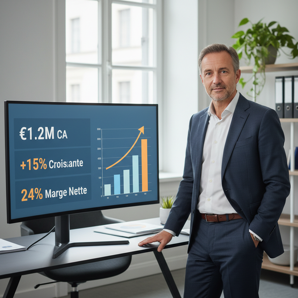 Illustration de l'article : Tableau de Bord Financier en PME : Piloter Rentabilité et Anticiper Difficultés