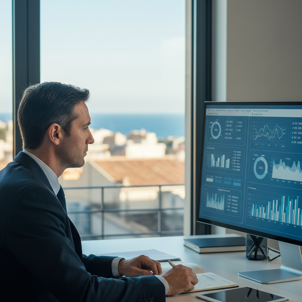 Graphique illustrant l'évolution d'un modèle de tarification à l'usage hybride, avec des courbes de revenus et de satisfaction client en hausse pour une entreprise B2B.
