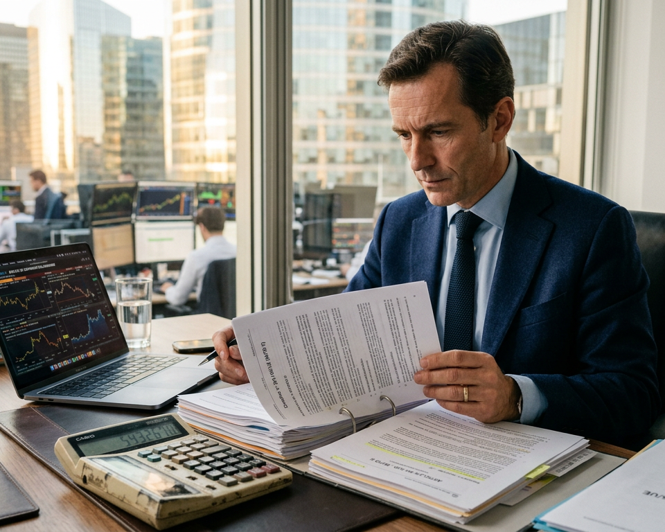 Illustration d'une PME naviguant dans la complexité réglementaire du travail détaché URSSAF, avec des documents et des symboles de conformité.