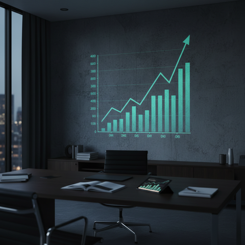 Graphique des prix du pétrole en hausse avec des flèches, symbolisant l'impact sur la trésorerie des PME face au choc pétrolier.