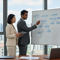 Deux entrepreneurs se serrant la main, symbolisant une association réussie et stratégique pour trouver associé entreprise en 2027.